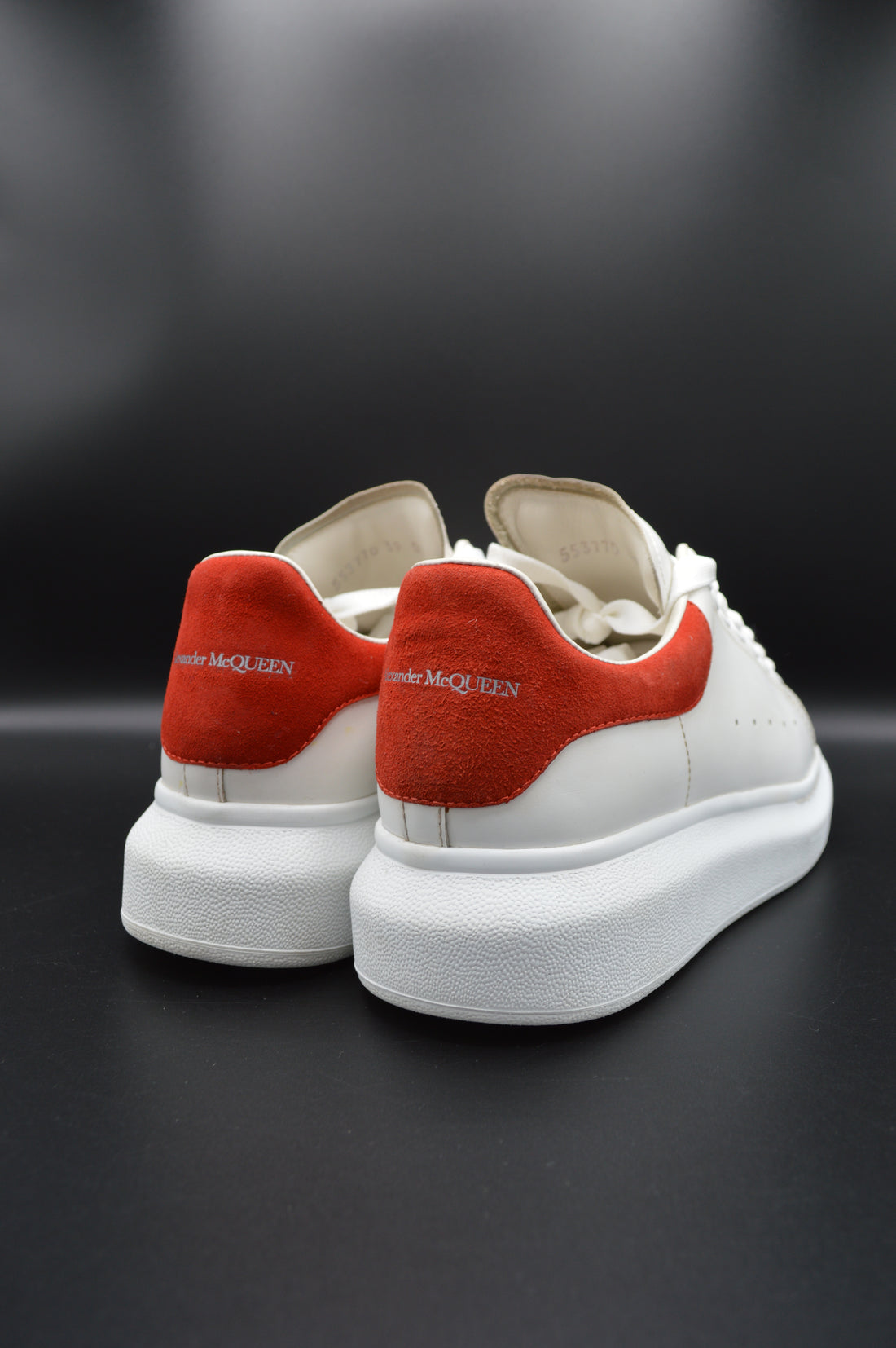 Alexander Mcqueen Oversize blanc/rouge - 39