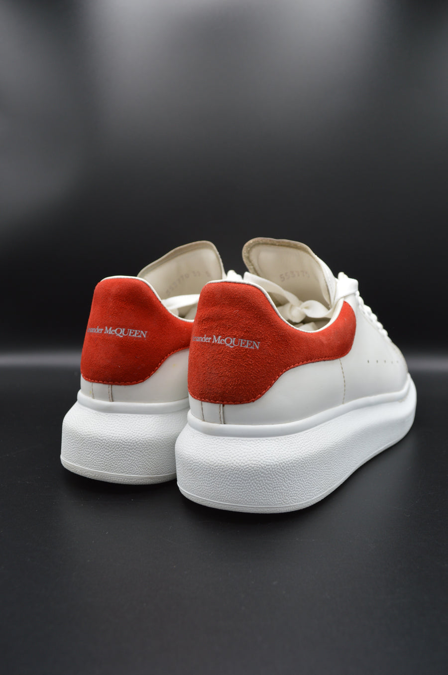 Alexander Mcqueen Oversize blanc/rouge - 39