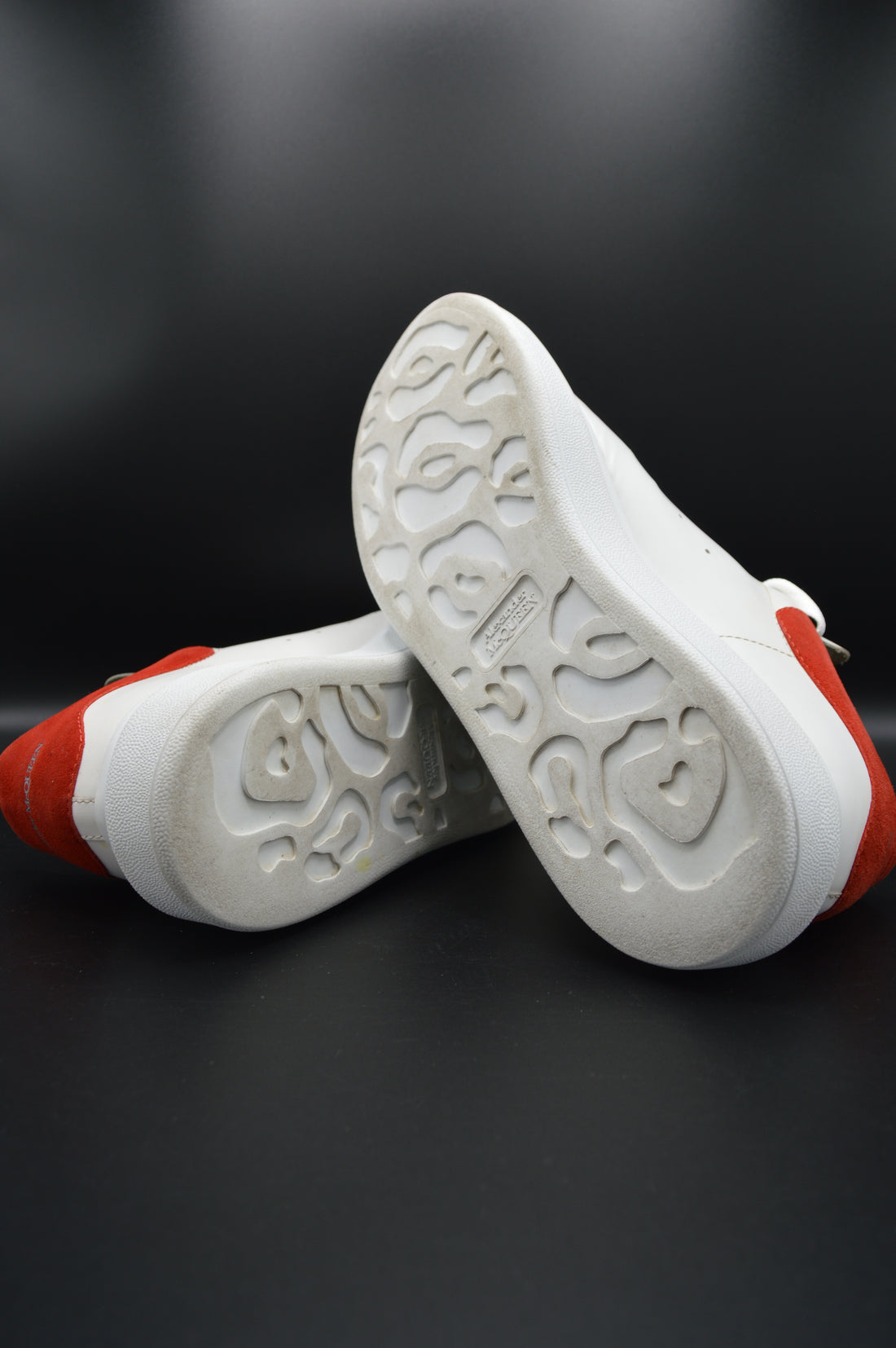 Alexander Mcqueen Oversize blanc/rouge - 39