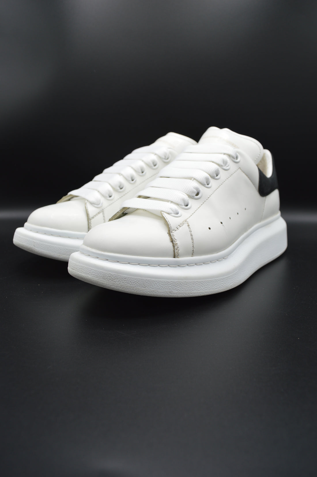 Alexander Mcqueen oversize blanc/noir - T40