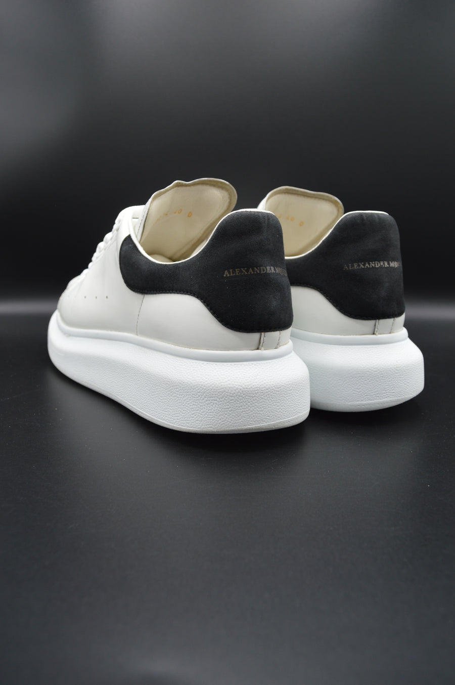 Alexander Mcqueen oversize blanc/noir - T40