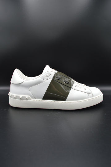 Valentino open blanc/kaki verni - T40