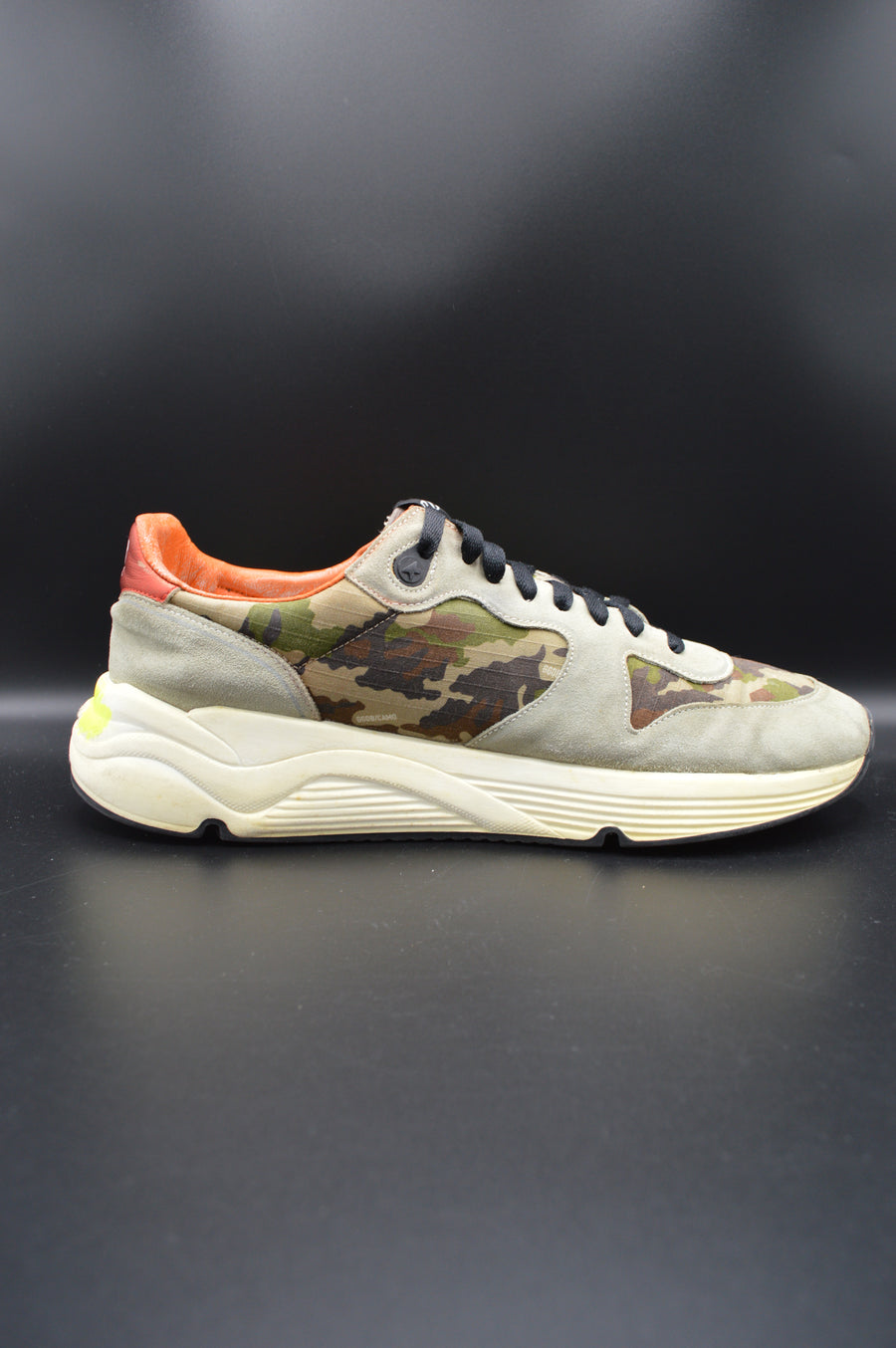 Golden Goose running sole camouflage/vert/jaune - T44