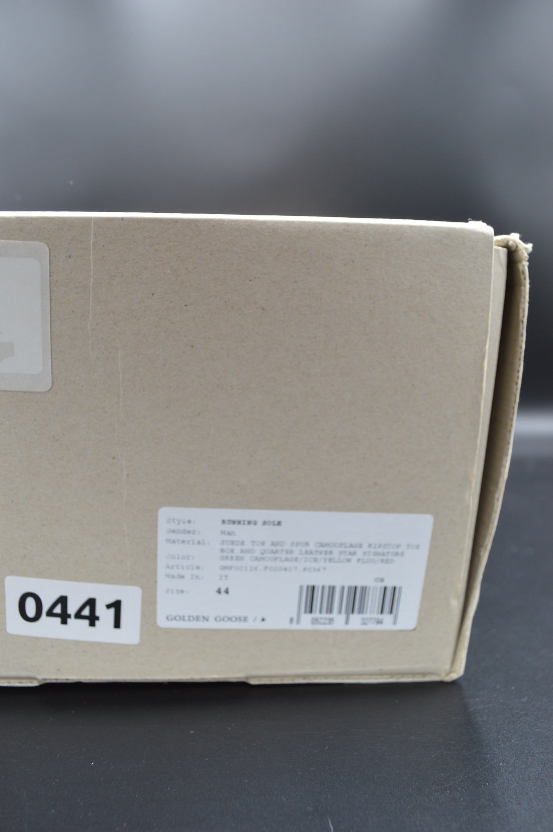 Golden Goose running sole camouflage/vert/jaune - T44