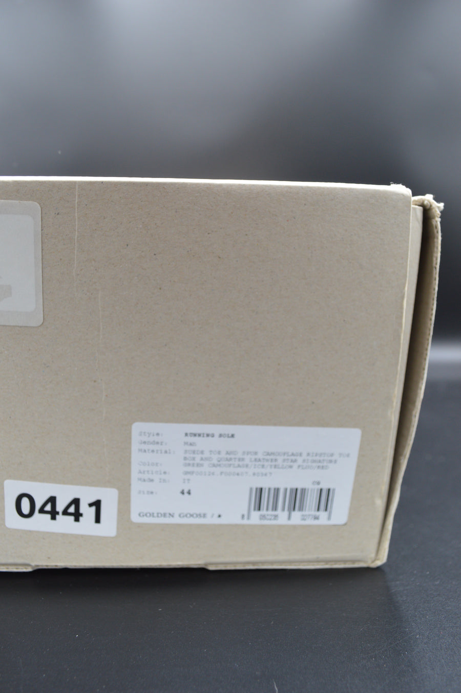 Golden Goose running sole camouflage/vert/jaune - T44