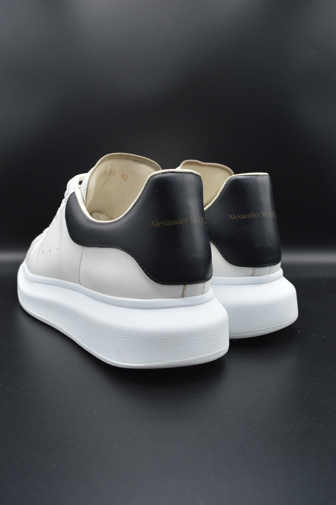 Alexander Mcqueen Oversize blanc/noir -T42