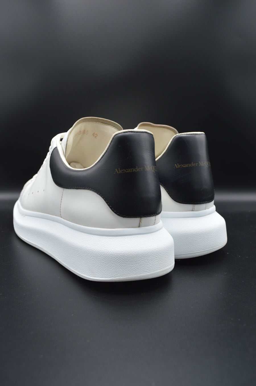 Alexander Mcqueen Oversize blanc/noir -T42
