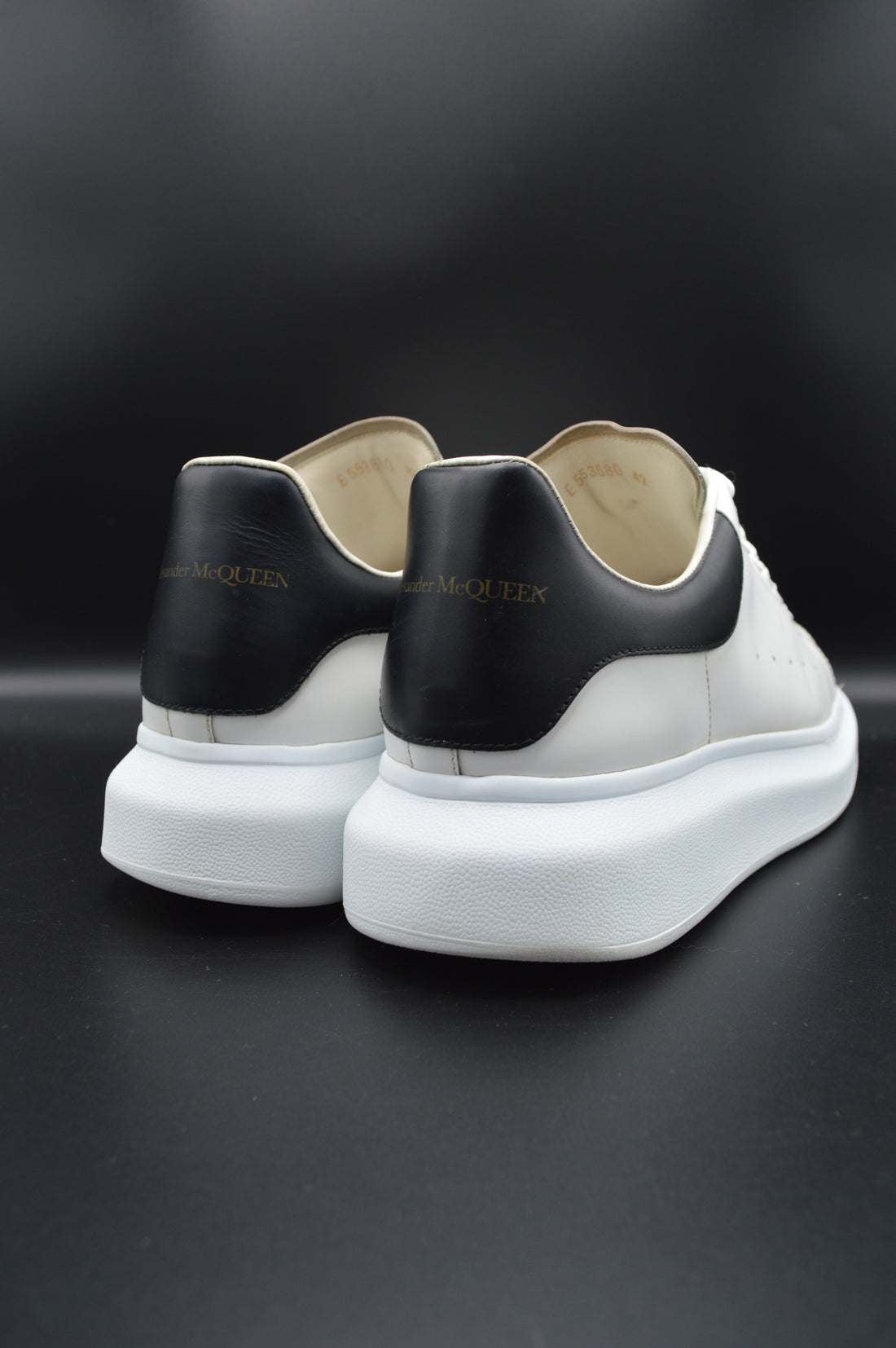 Alexander Mcqueen Oversize blanc/noir -T42
