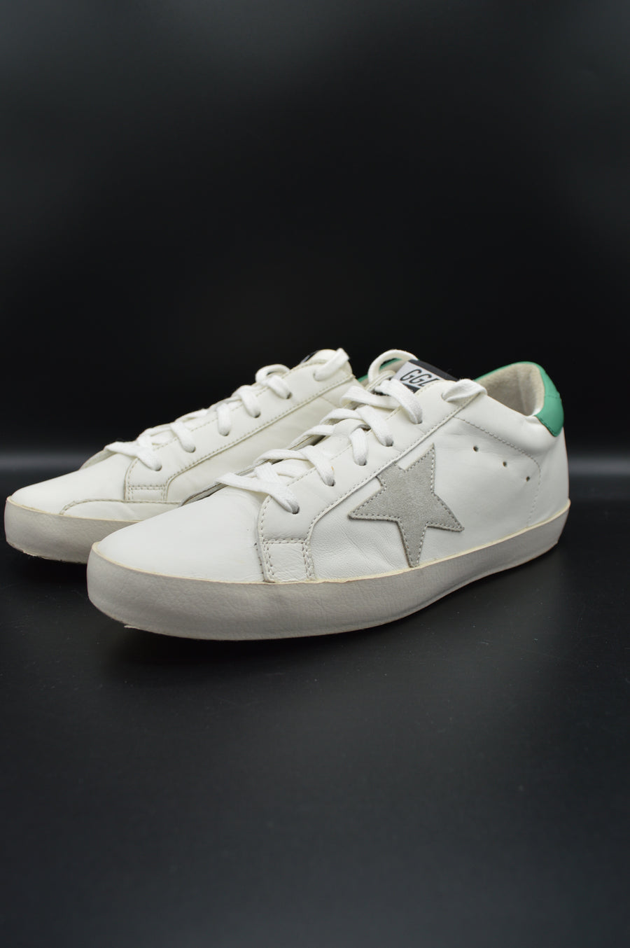 Golden Goose Superstar blanc/vert - T41