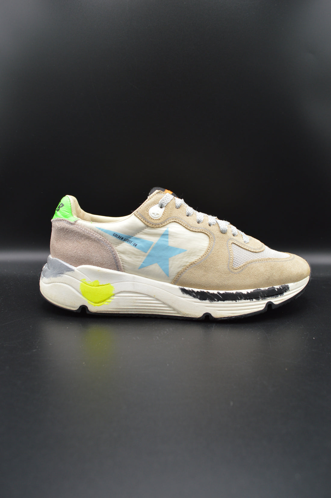 Golden Goose running sole gris/beige/bleu/vert - T38