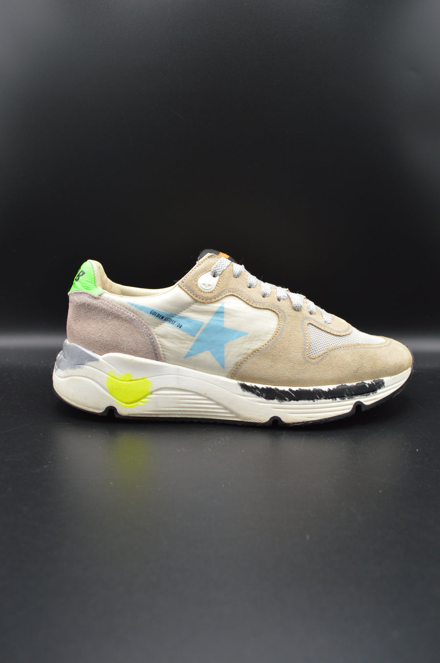 Golden Goose running sole gris/beige/bleu/vert - T38