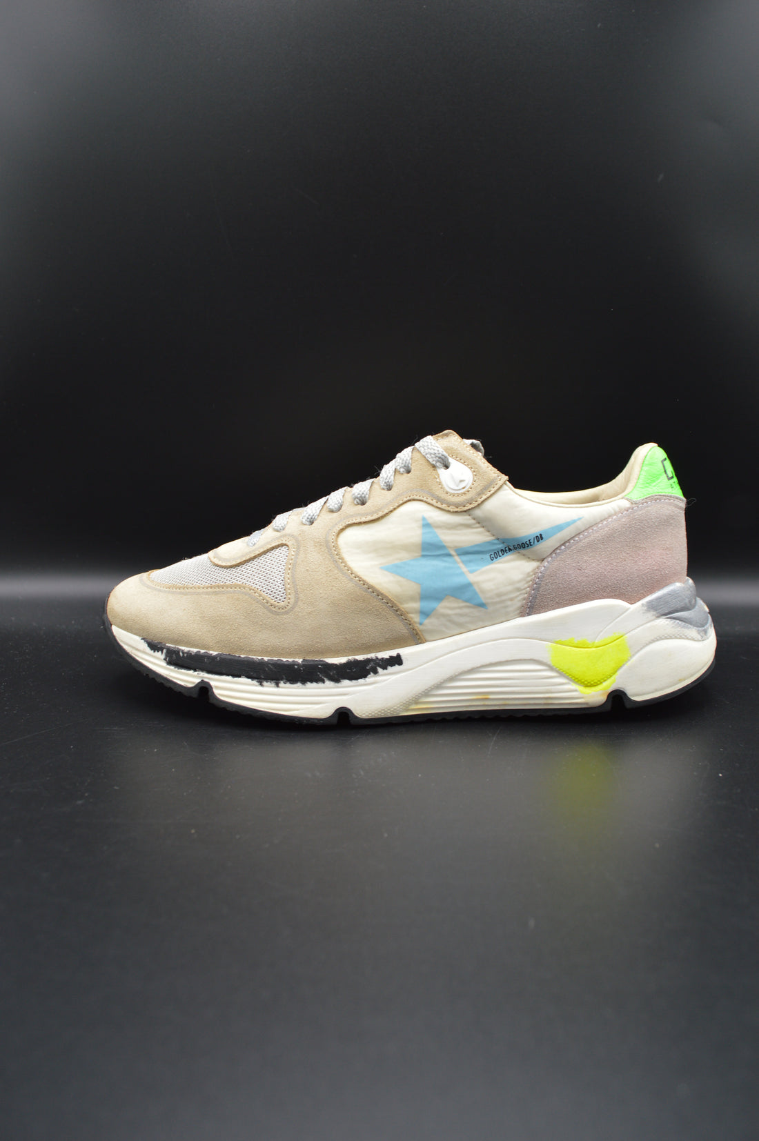 Golden Goose running sole gris/beige/bleu/vert - T38