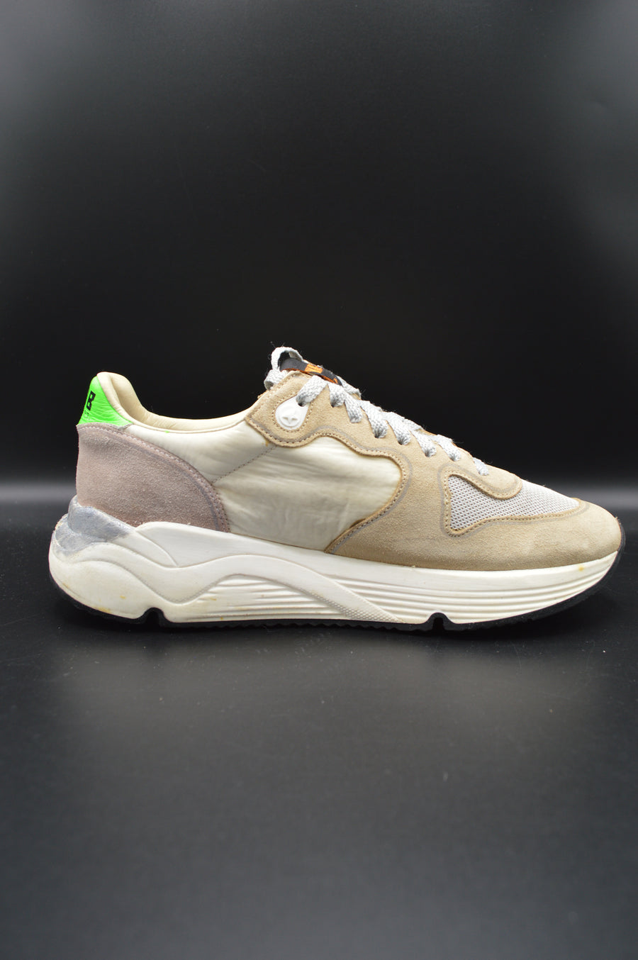 Golden Goose running sole gris/beige/bleu/vert - T38
