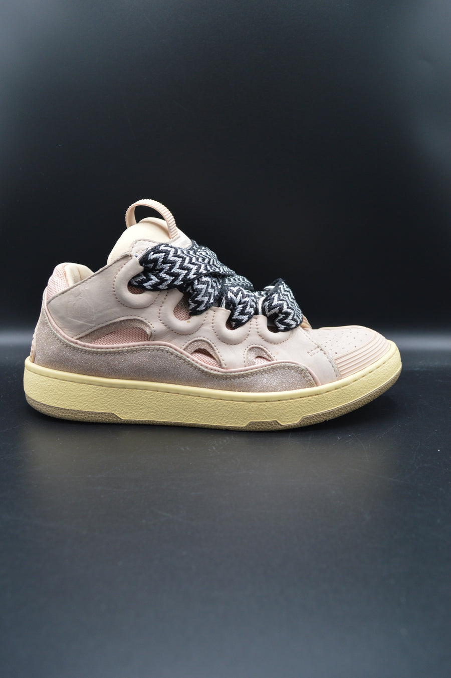Lanvin Curb Paillettes rose/beige - T39