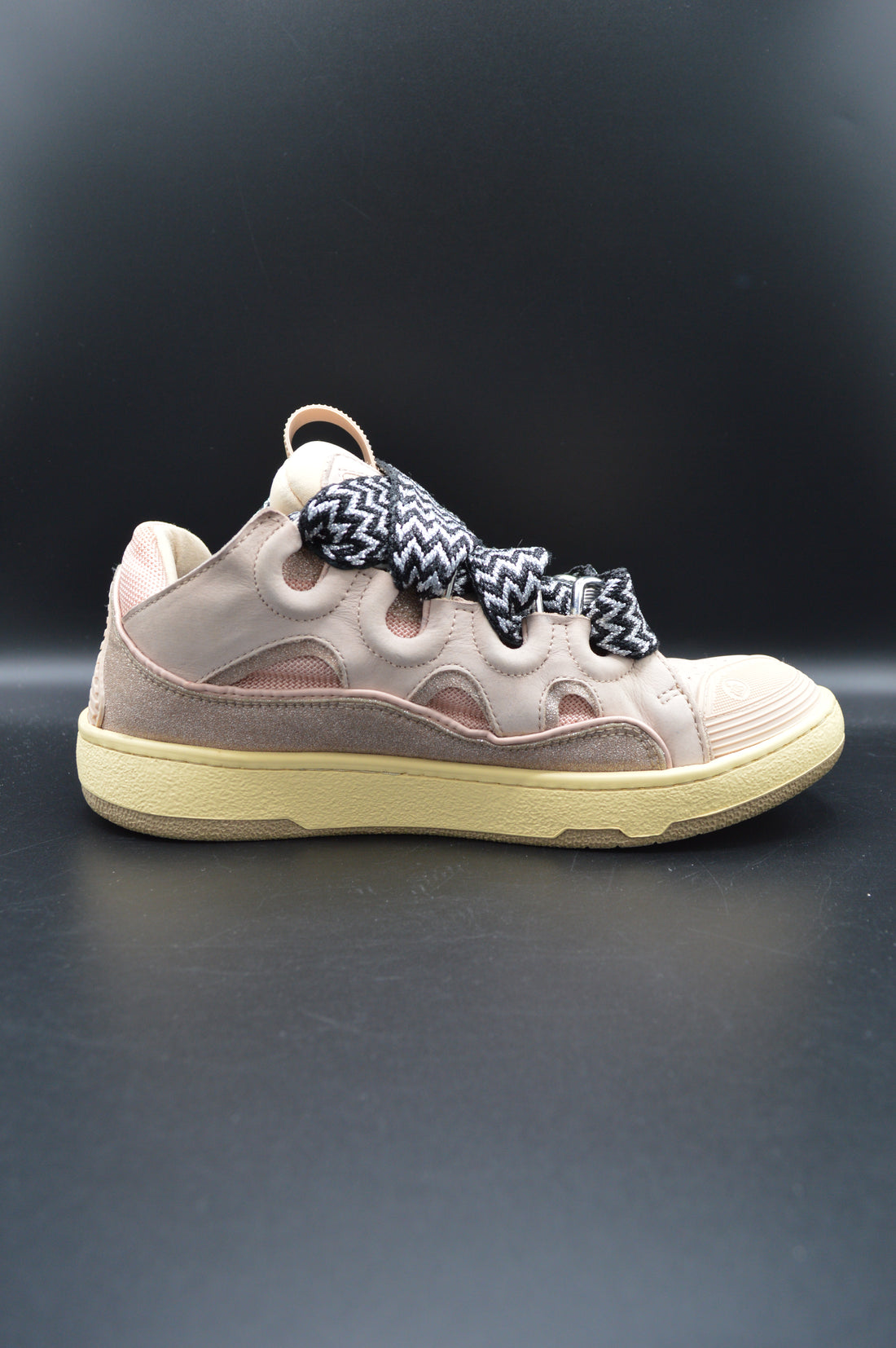 Lanvin Curb Paillettes rose/beige - T39
