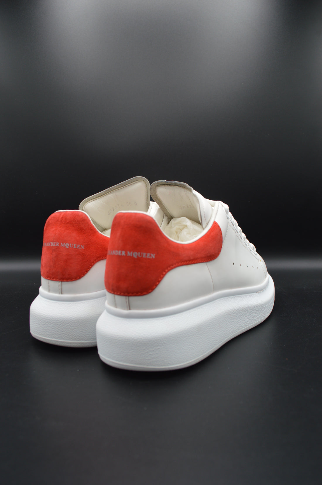 Alexander Mcqueen oversize blanc/rouge - T35
