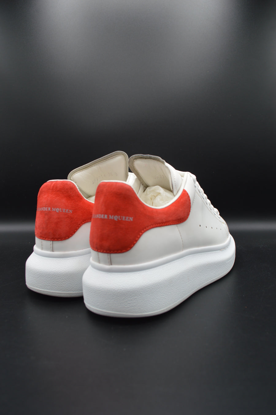 Alexander Mcqueen oversize blanc/rouge - T35