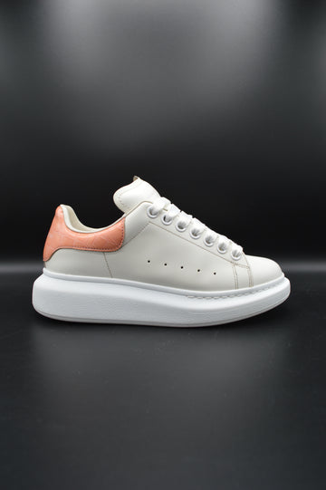 Alexander Mcqueen oversize blanc/croco saumon - T36
