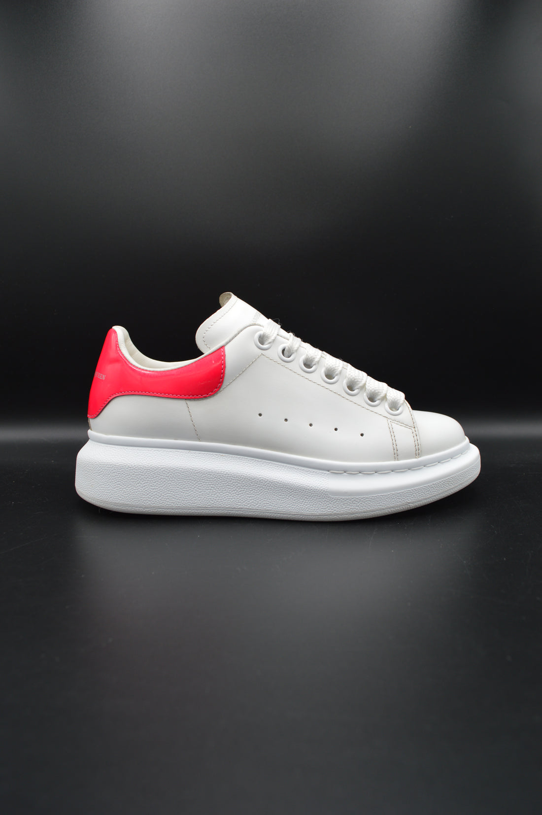 Alexander Mcqueen oversize blanc/rose - T35