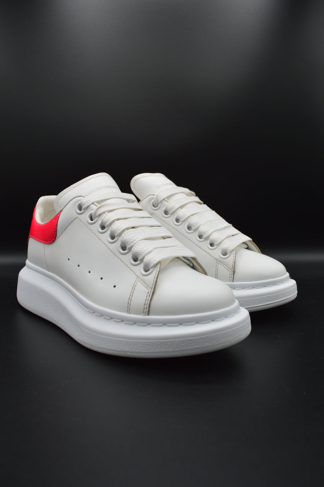 Alexander Mcqueen oversize blanc/rose - T35