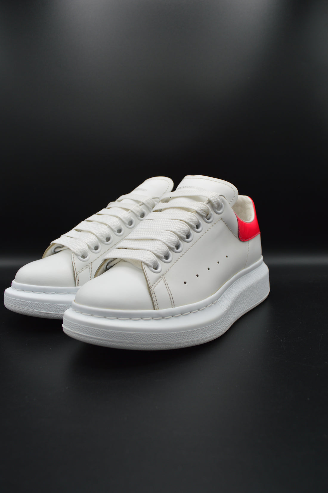 Alexander Mcqueen oversize blanc/rose - T35