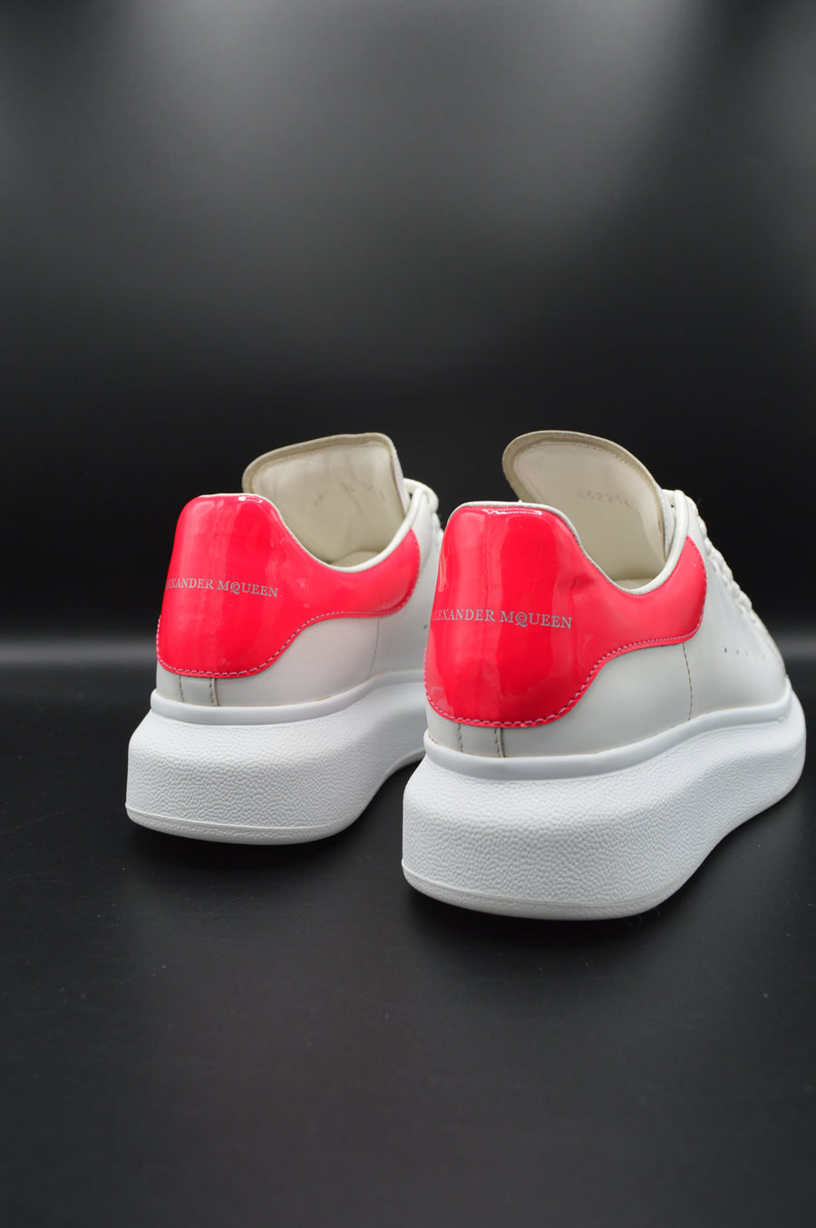 Alexander Mcqueen oversize blanc/rose - T35
