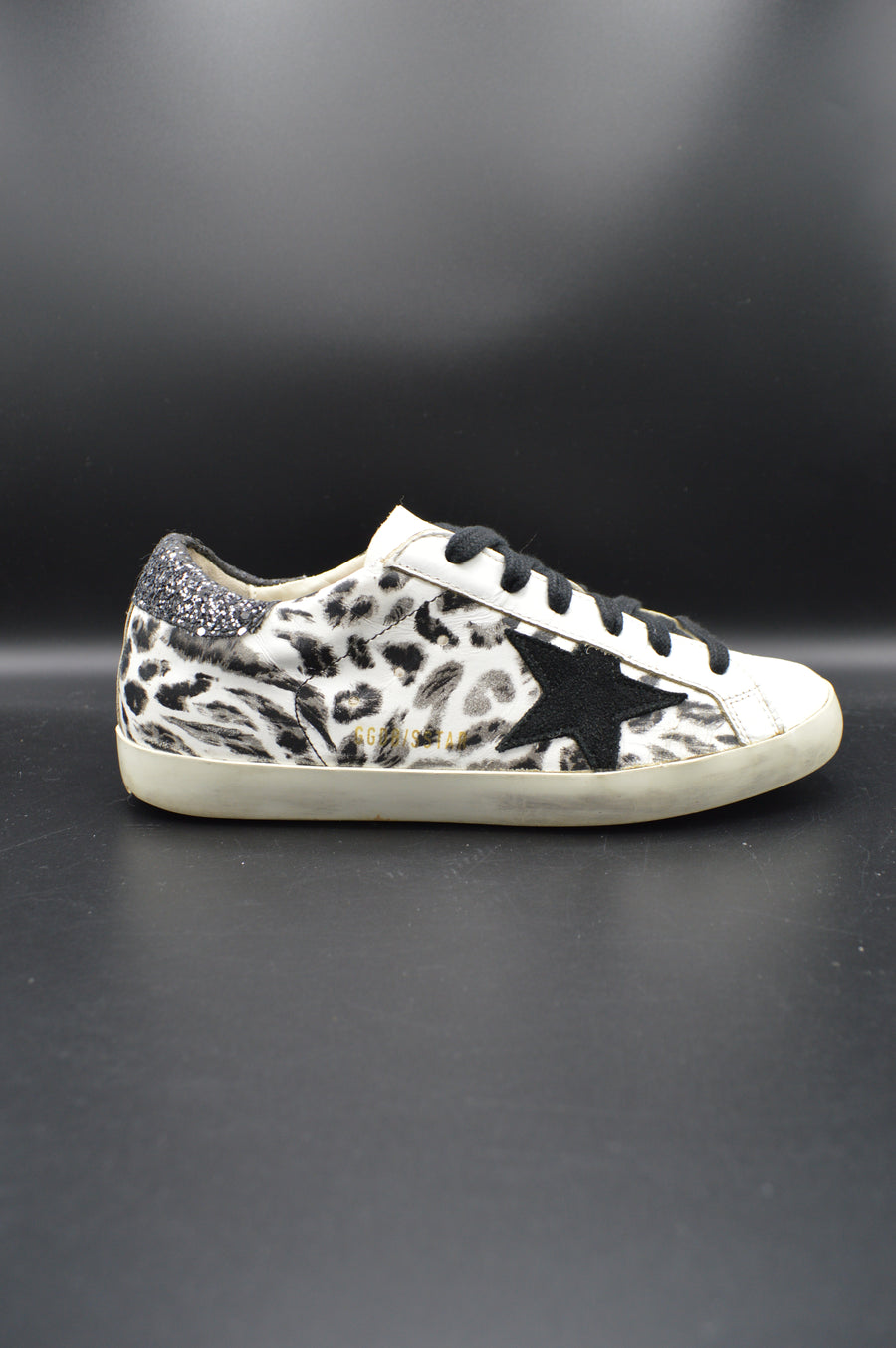 Golden Goose superstar blanc/motif noir - T38
