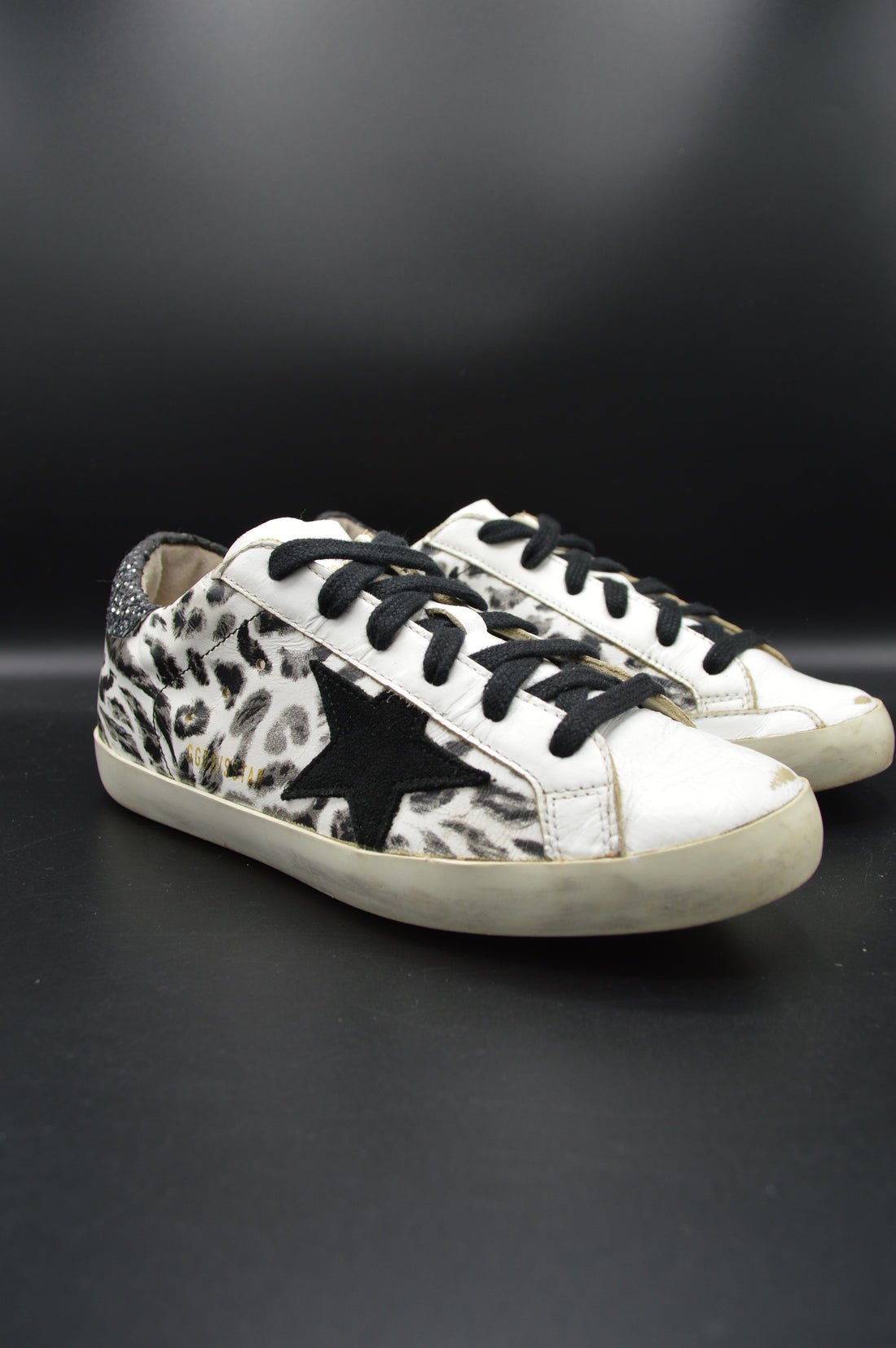 Golden Goose superstar blanc/motif noir - T38
