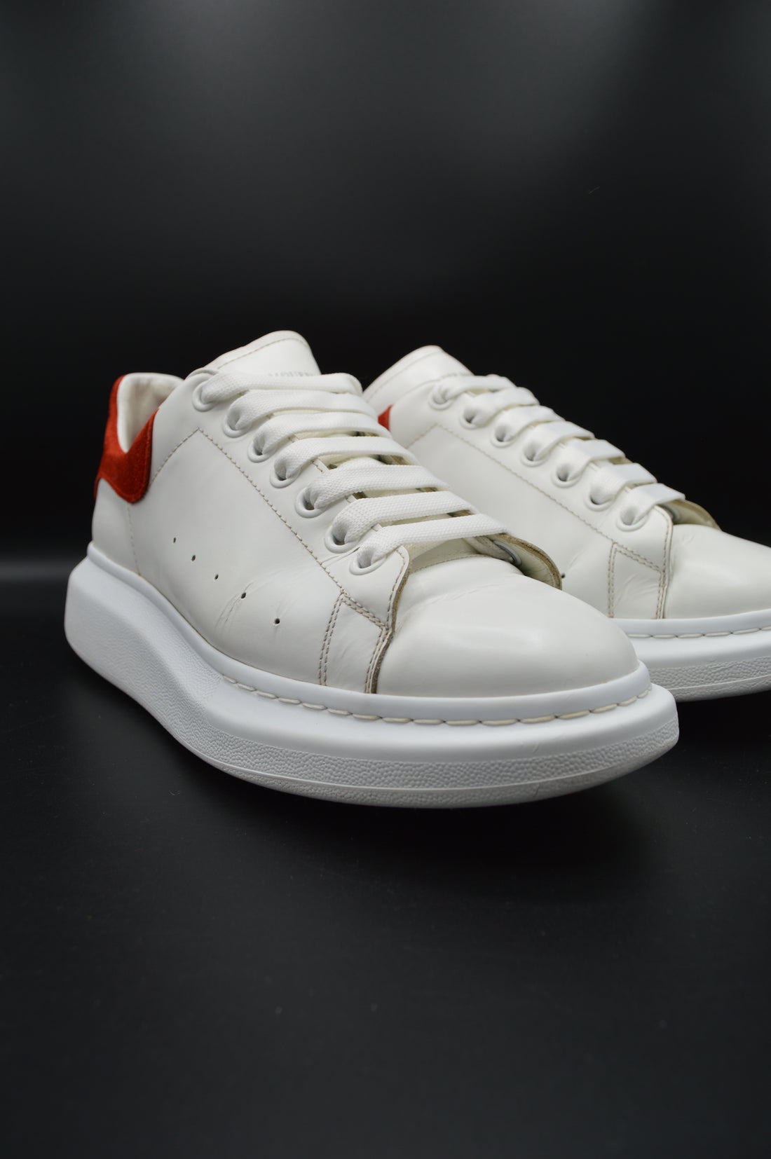 Alexander Mcqueen oversize blanc/rouge - T42,5