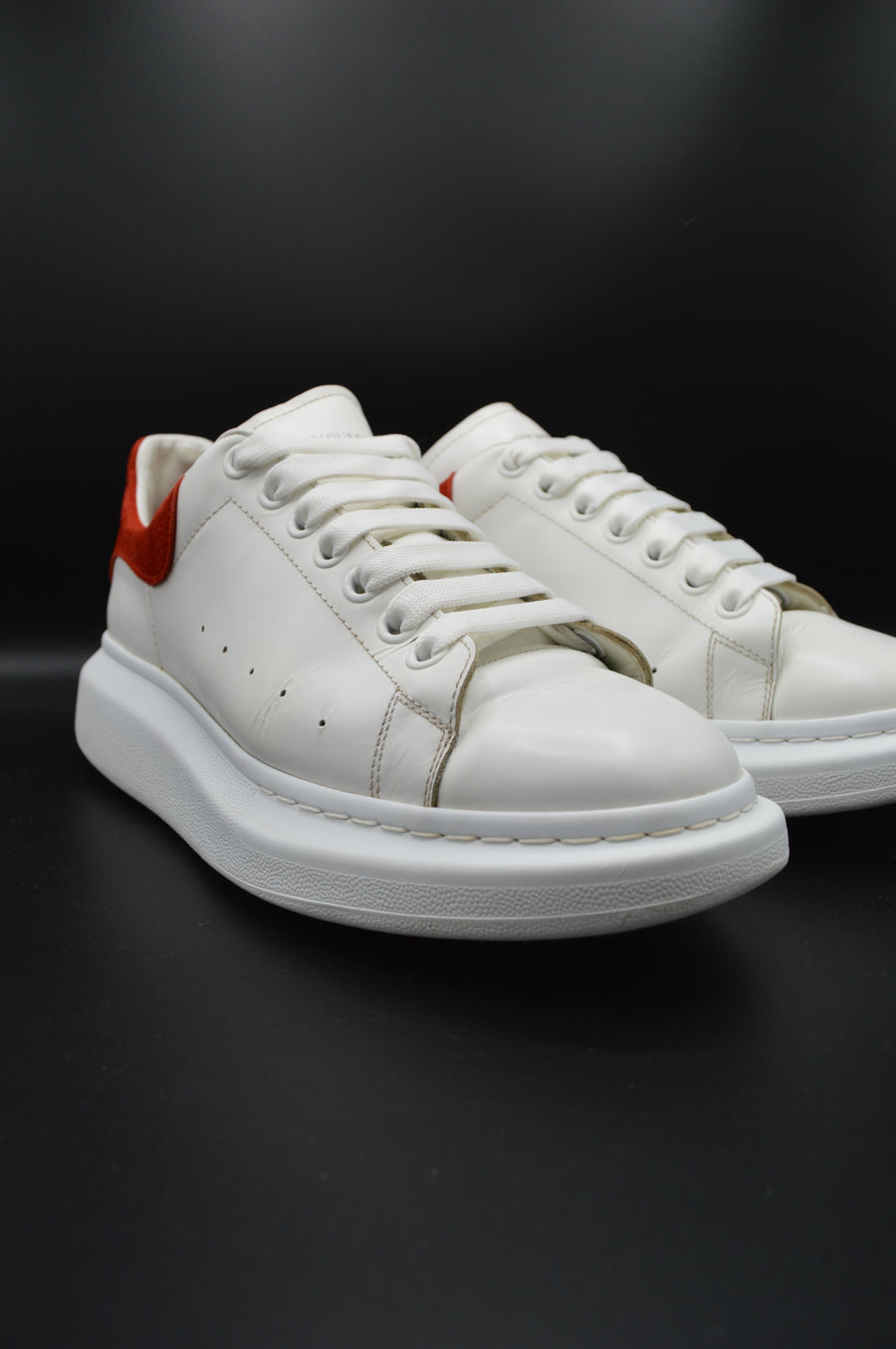 Alexander Mcqueen oversize blanc/rouge - T42,5