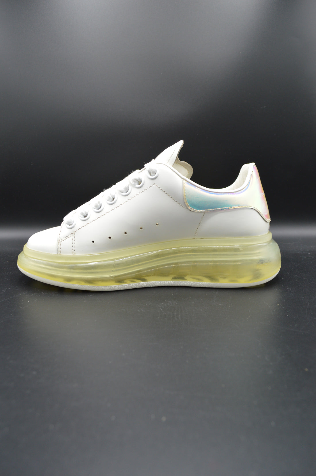 Alexander Mcqueen oversize blanc/irisé - T36