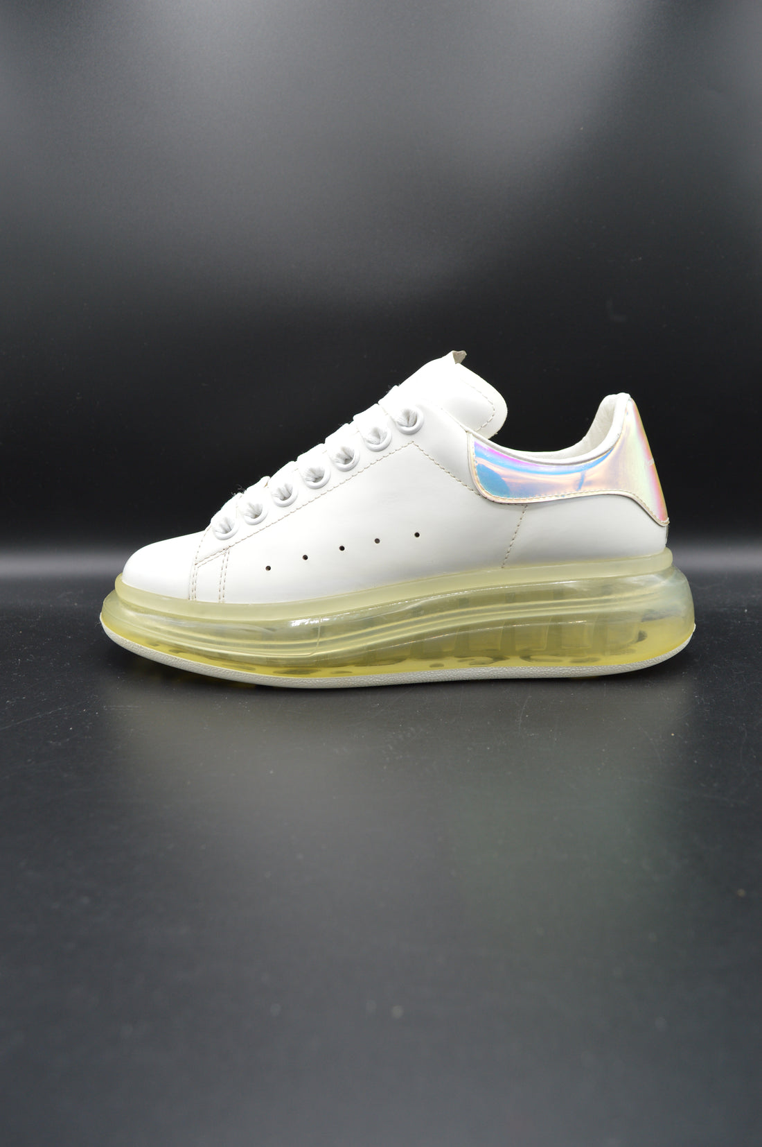 Alexander Mcqueen oversize blanc/irisé - T36