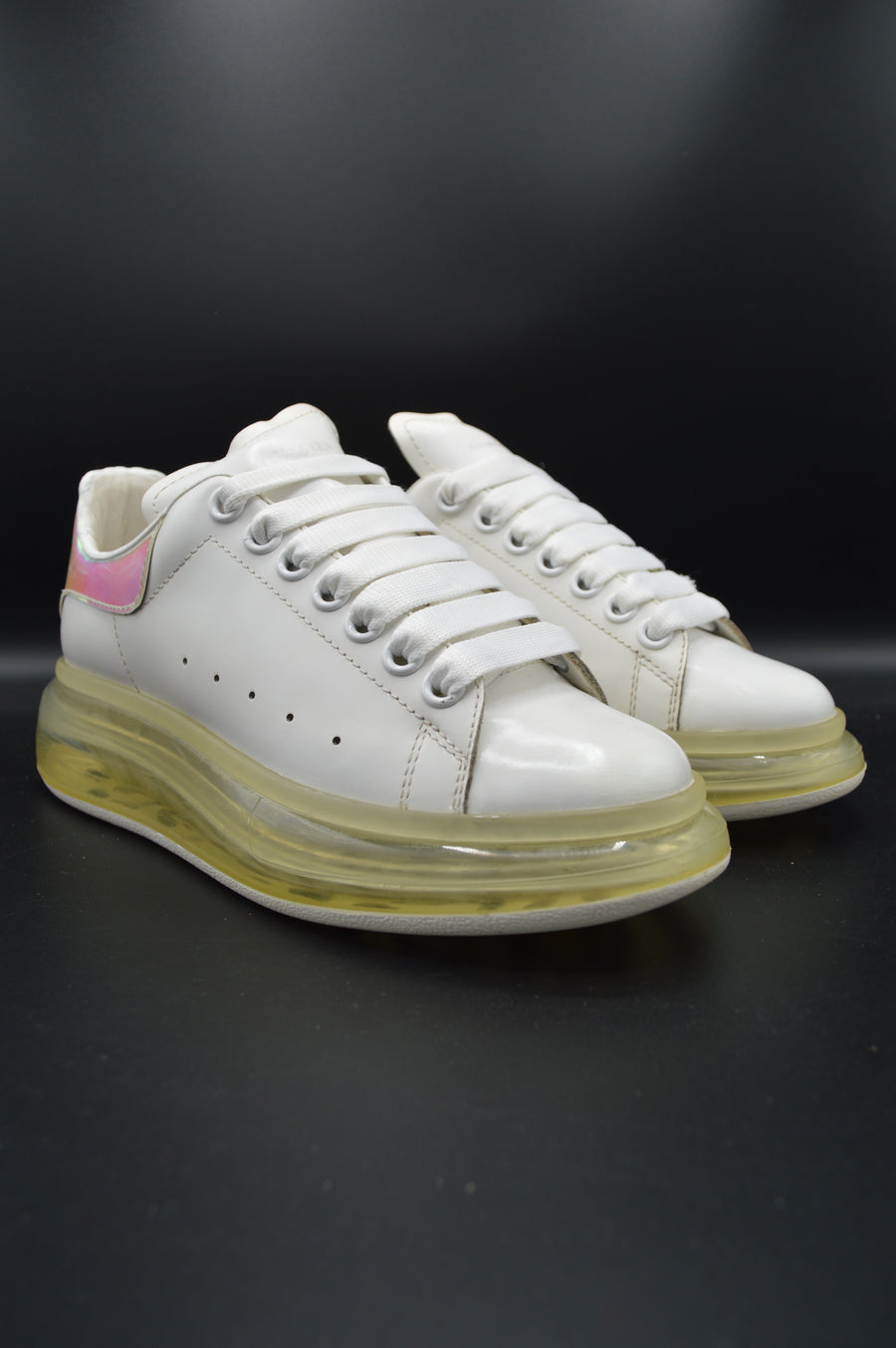 Alexander Mcqueen oversize blanc/irisé - T36