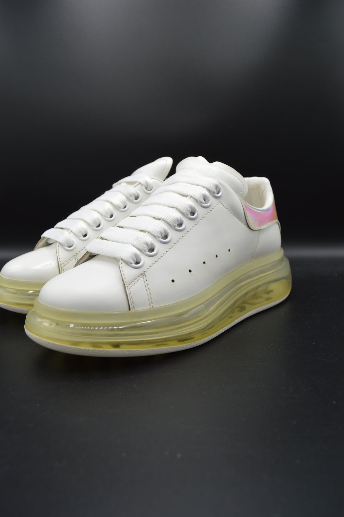 Alexander Mcqueen oversize blanc/irisé - T36