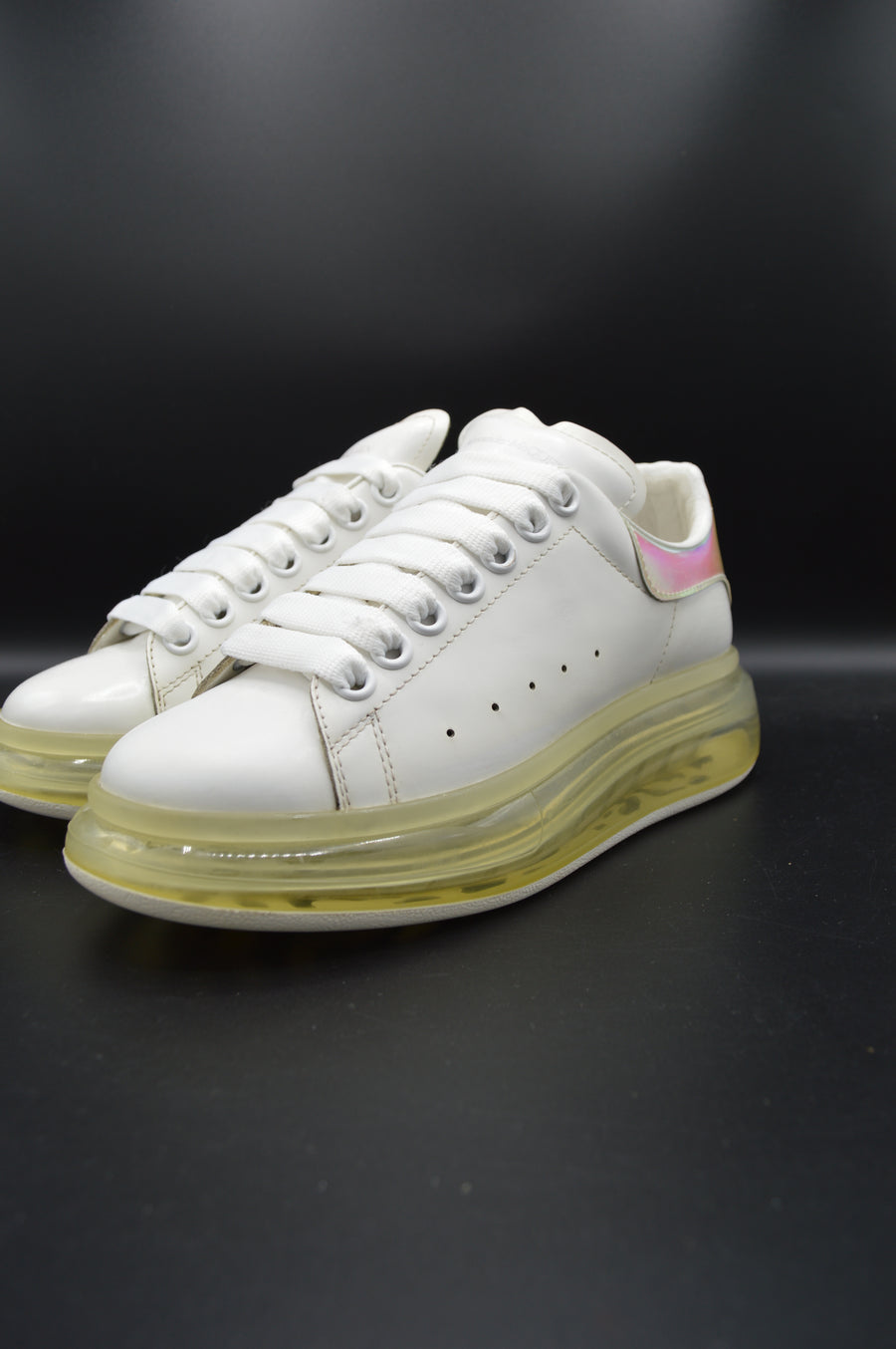 Alexander Mcqueen oversize blanc/irisé - T36