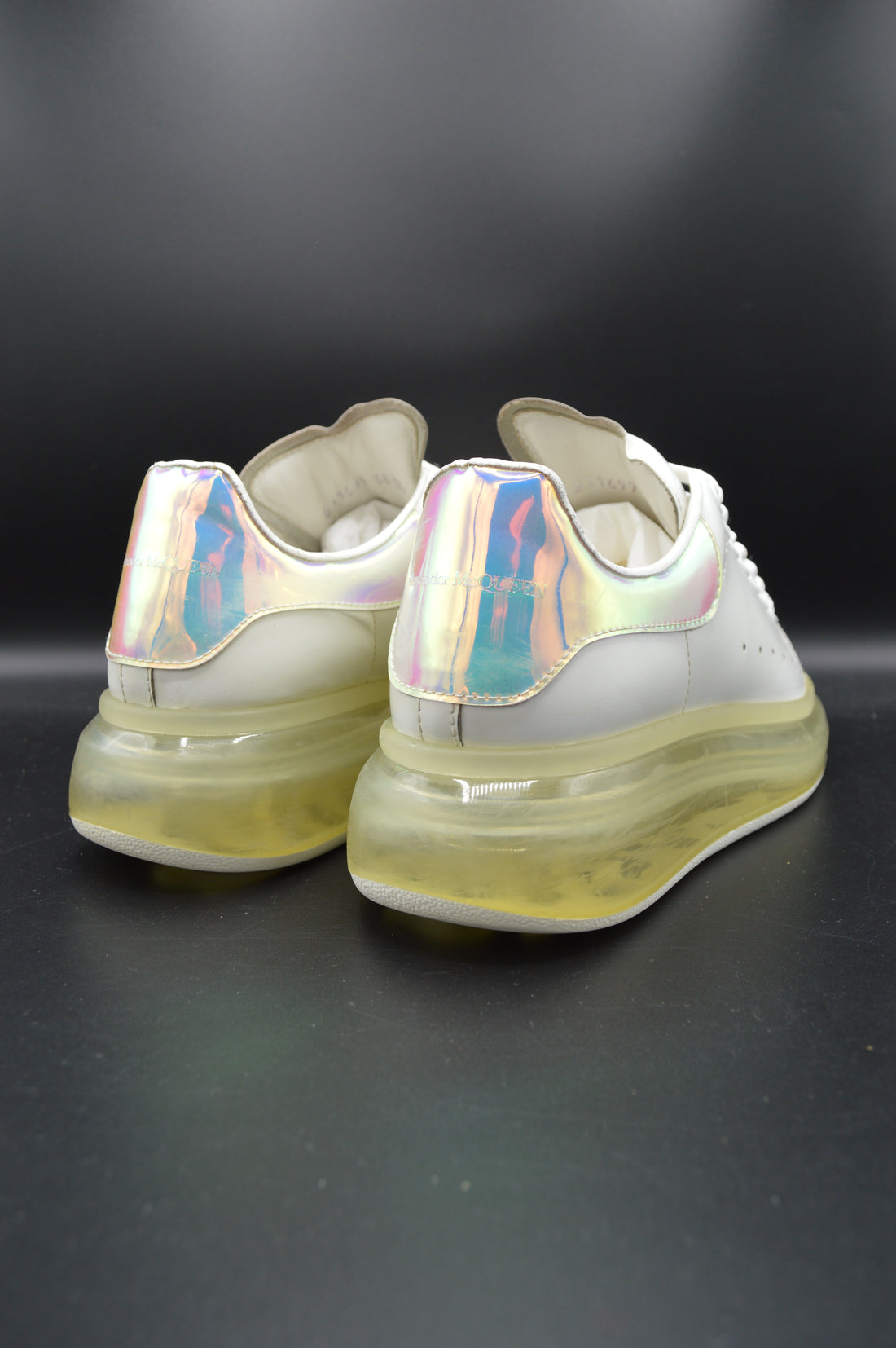 Alexander Mcqueen oversize blanc/irisé - T36