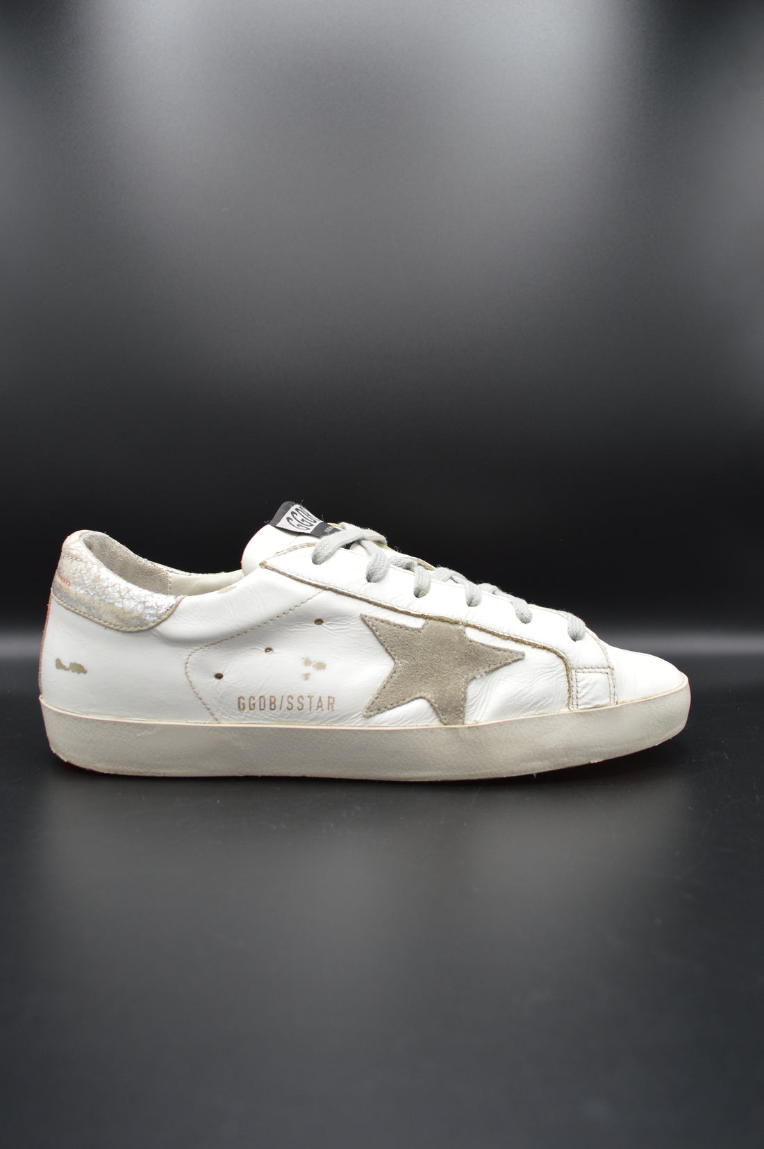 Golden Goose superstar blanc/orange/argenté/gris - T39