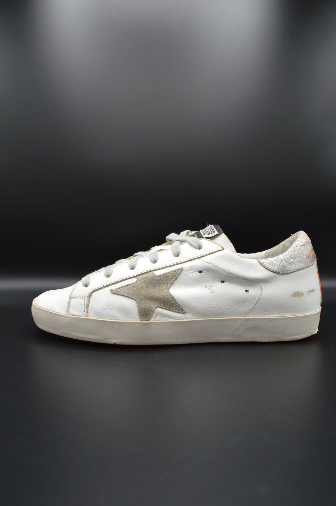 Golden Goose superstar blanc/orange/argenté/gris - T39