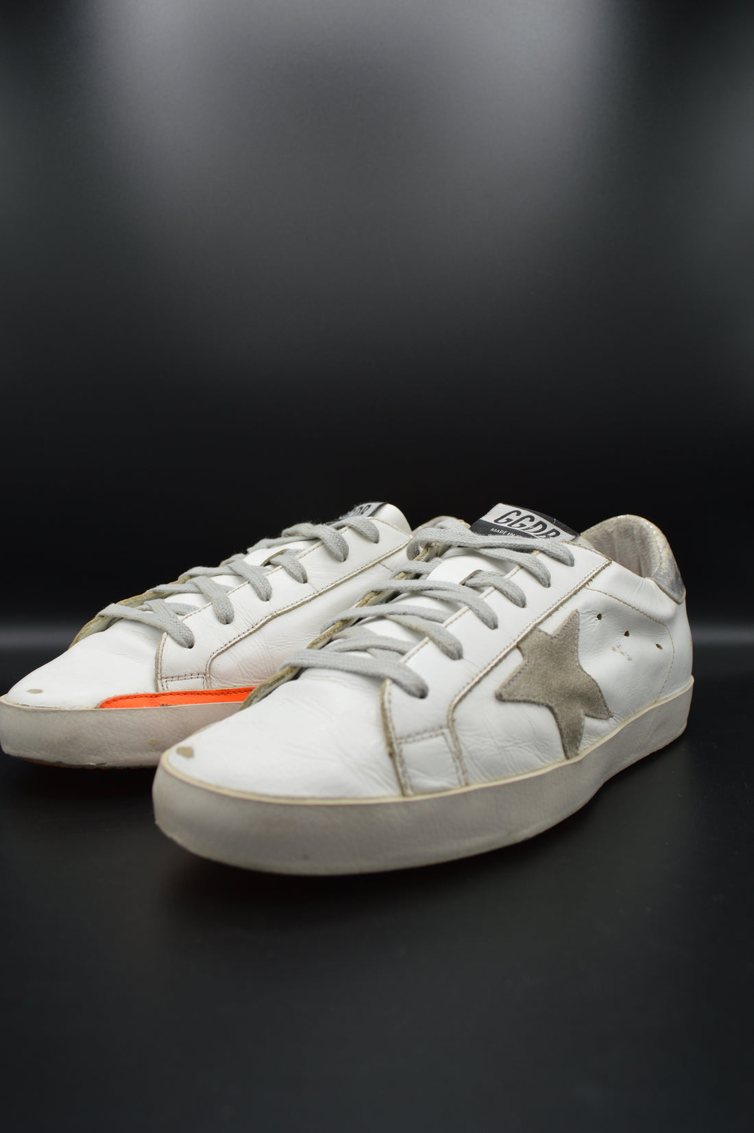 Golden Goose superstar blanc/orange/argenté/gris - T39