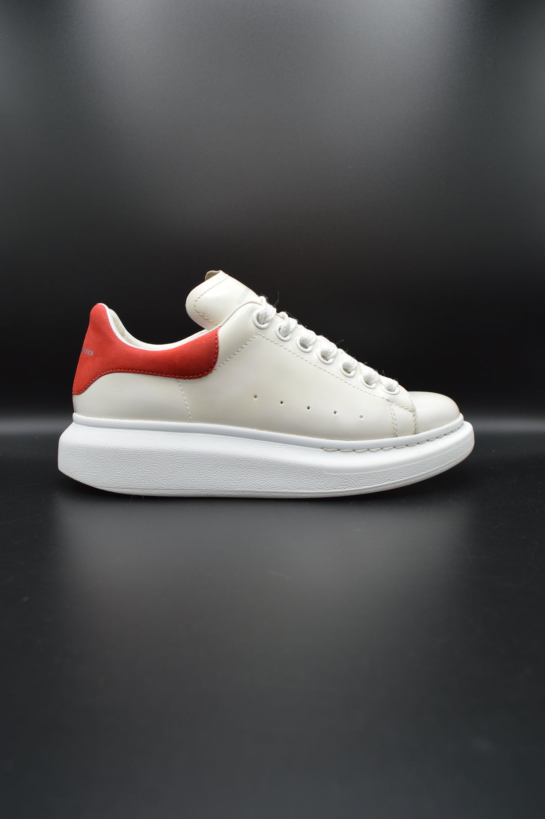Alexander Mcqueen oversize blanc/rouge - T37