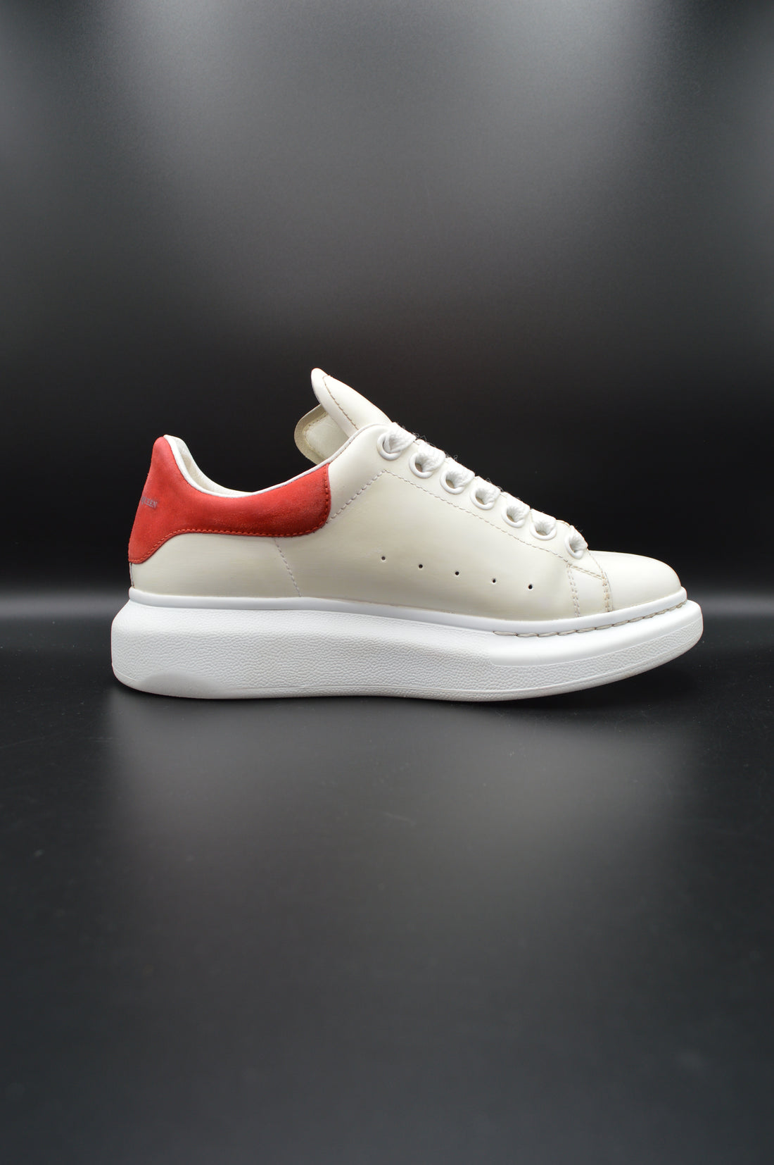 Alexander Mcqueen oversize blanc/rouge - T37