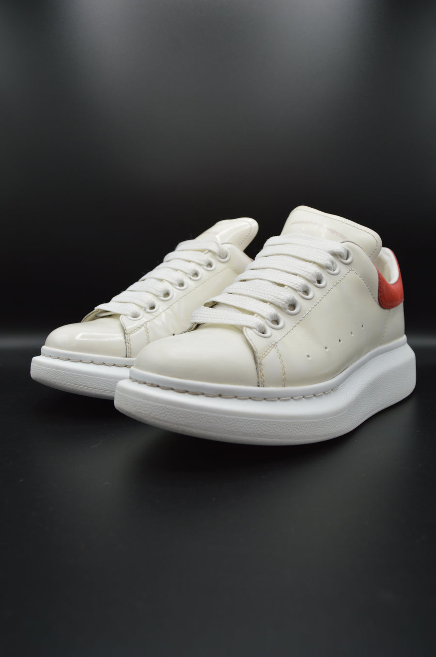 Alexander Mcqueen oversize blanc/rouge - T37