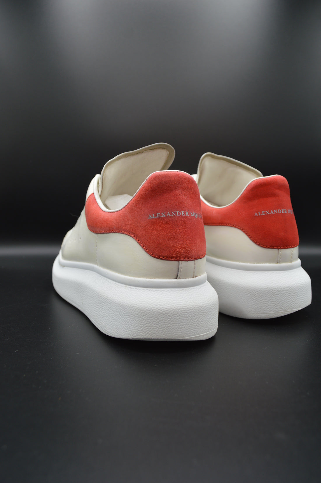 Alexander Mcqueen oversize blanc/rouge - T37