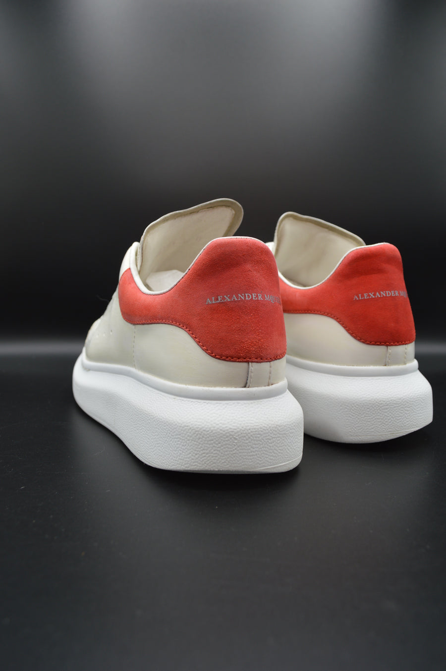 Alexander Mcqueen oversize blanc/rouge - T37