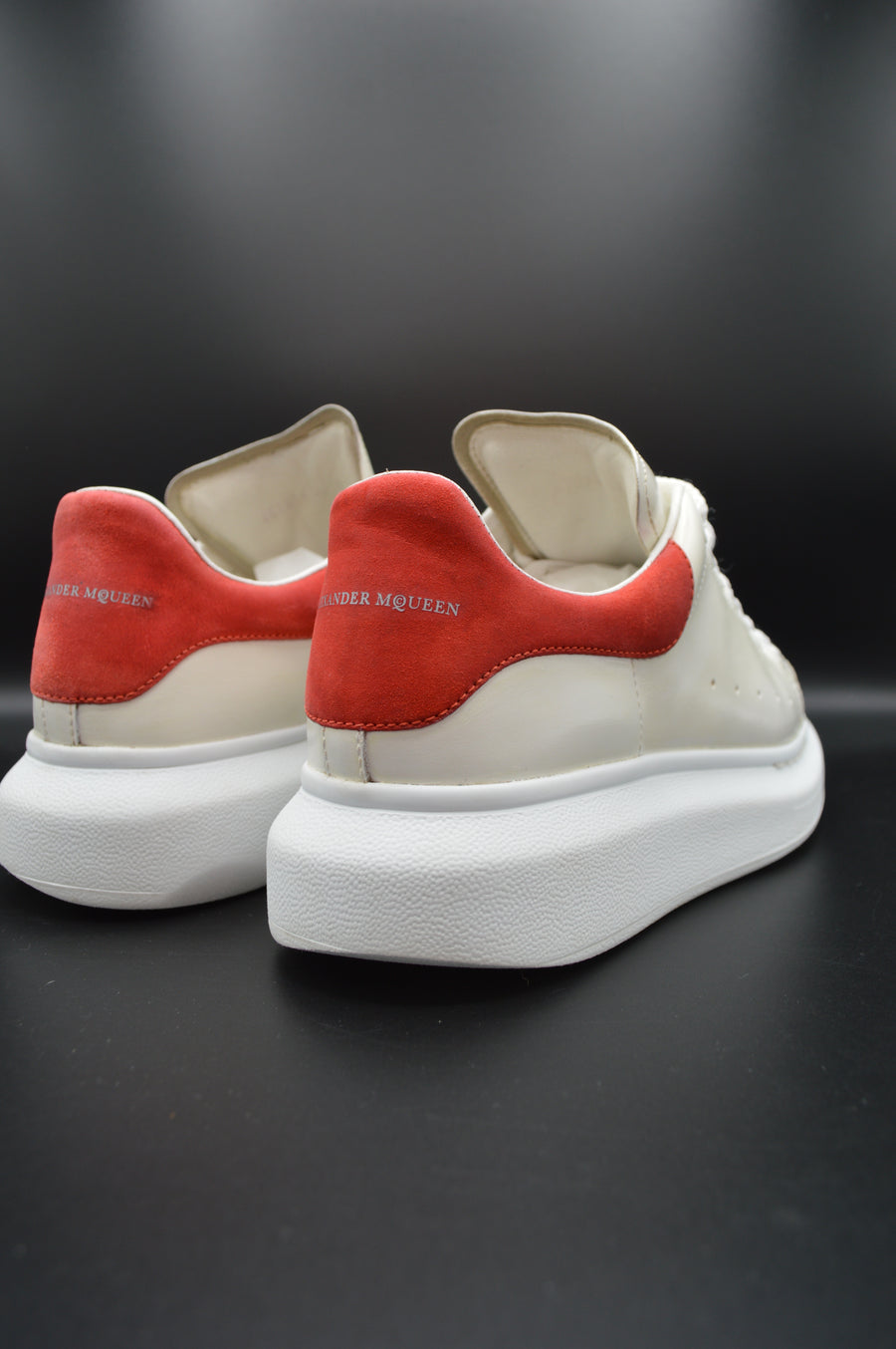 Alexander Mcqueen oversize blanc/rouge - T37