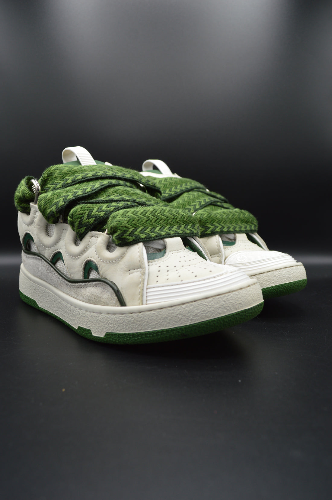 Lanvin Curb gris/vert/blanc - T37