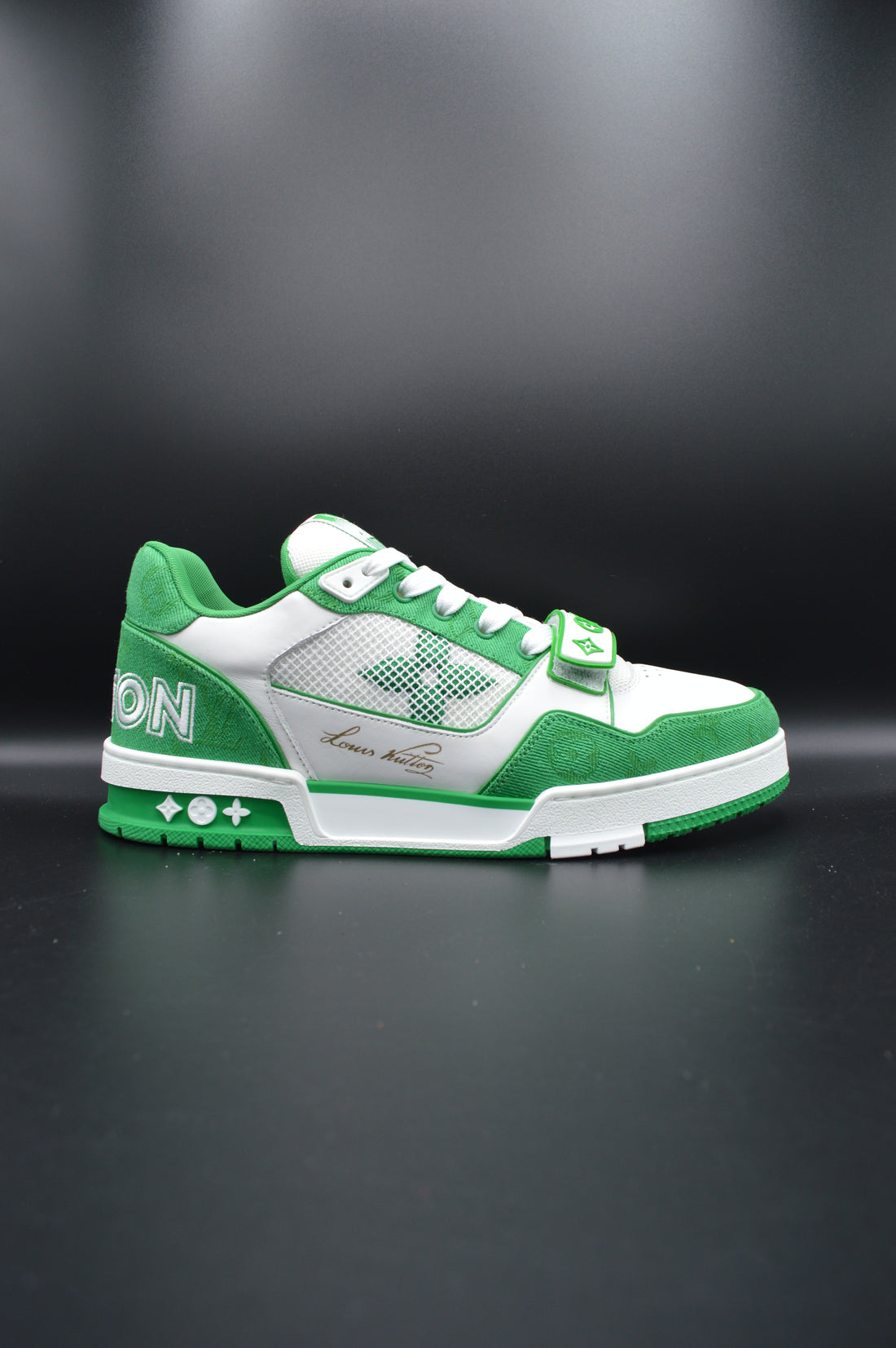 Louis Vuitton LV Trainer blanc/vert - T42