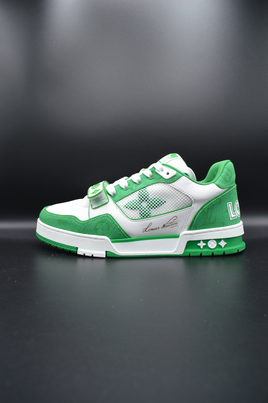Louis Vuitton LV Trainer blanc/vert - T42