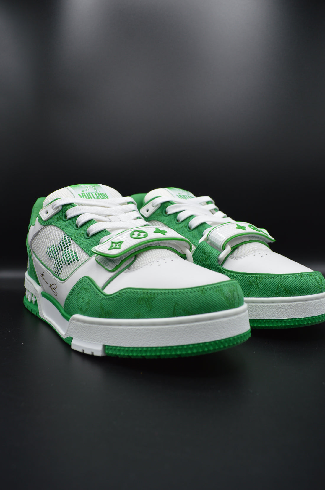 Louis Vuitton LV Trainer blanc/vert - T42