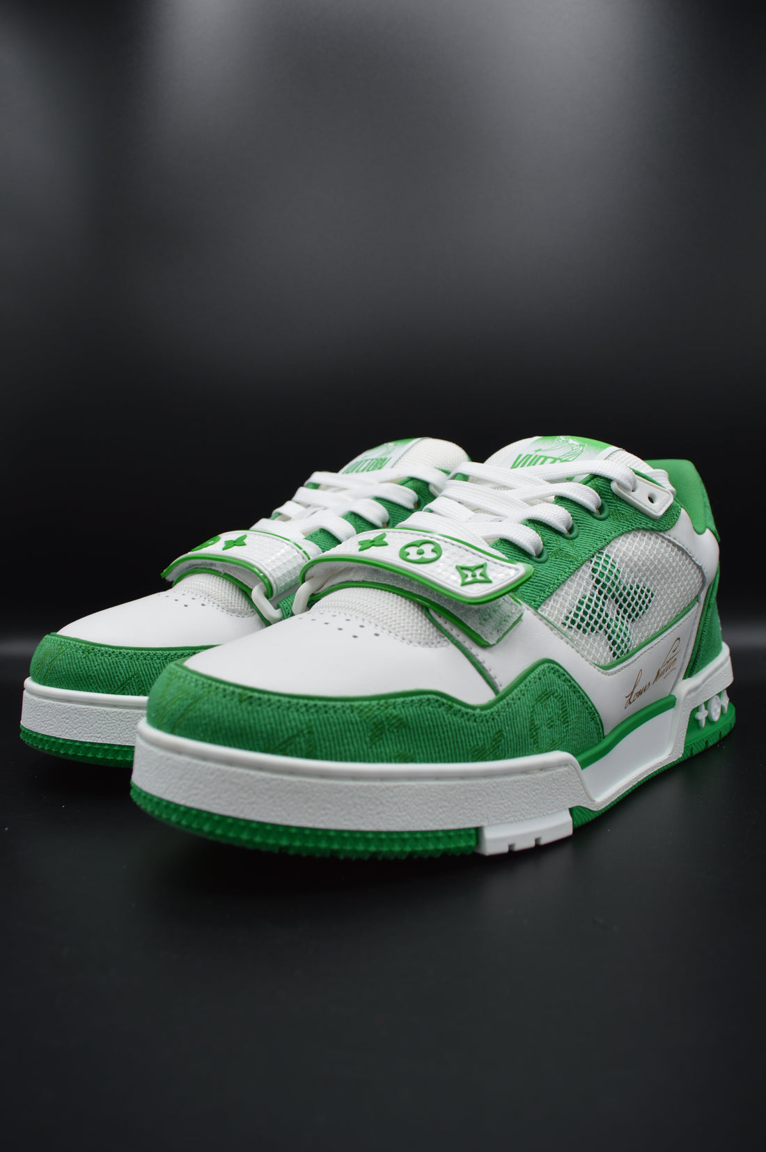 Louis Vuitton LV Trainer blanc/vert - T42